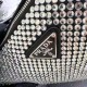 Prada Triangle Crystal shoulder bag  Size: 26x14x12cm