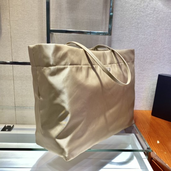 Prada Re-Nylon and Saffiano leather tote bag