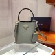 Small Prada Panier Saffiano leather Bucket bag Size: 17x18x10.5CM