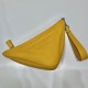 Leather Prada Triangle pouch Size: 26x14x5cm