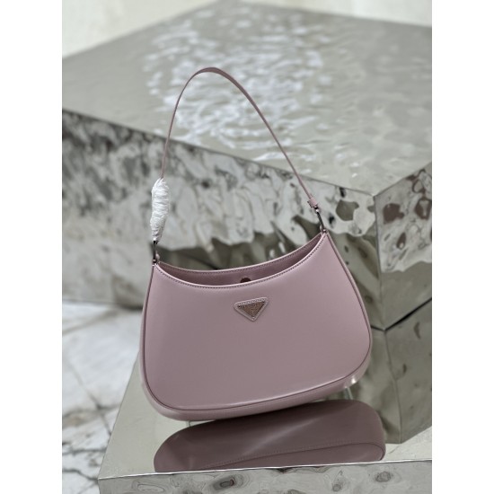 Prada Cleo brushed leather shoulder bag  Size: 26.5x15x4CM