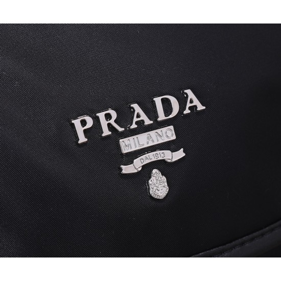 Prada Small Re-Nylon backpack  Size:24x28x12cm