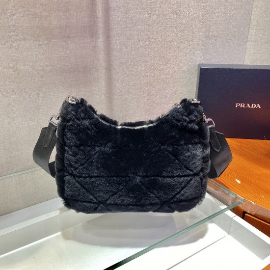 Prada padded hobo bag