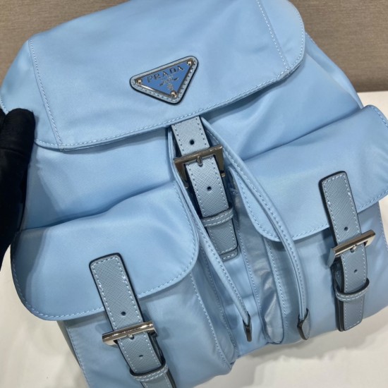 Prada Small Re-Nylon backpack  Size:24x28x12cm