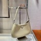 Prada Cleo brushed leather shoulder bag  Size: 26.5x15x4CM