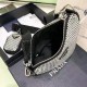 Prada Triangle Crystal shoulder bag  Size: 26x14x12cm