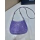 Prada Cleo satin bag with crystals Size: 22x18.5x4.5CM