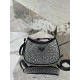 Prada Cleo satin bag with crystals Size: 22x18.5x4.5CM