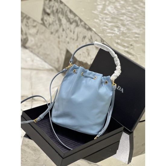 Prada Duet Re-Nylon Bucket shoulder bag