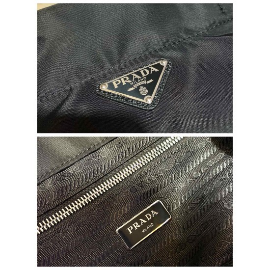 Prada Re-Nylon and Saffiano leather tote bag