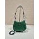 Prada Cleo satin bag with crystals Size: 22x18.5x4.5CM