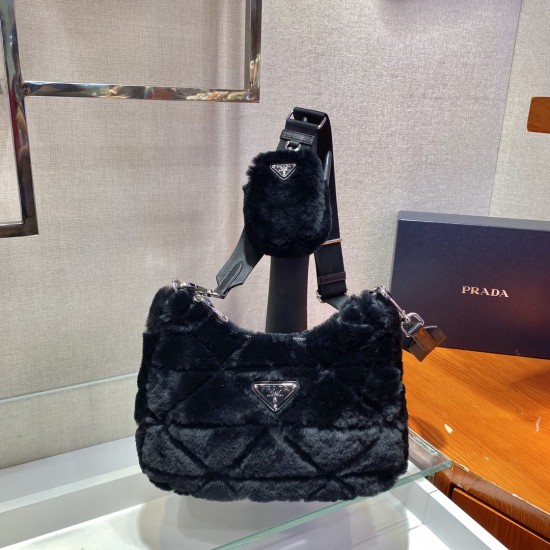 Prada padded hobo bag