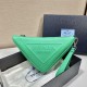 Leather Prada Triangle pouch Size: 26x14x5cm