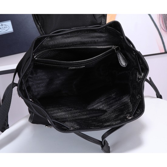 Prada Small Re-Nylon backpack  Size:24x28x12cm