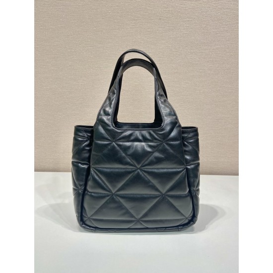 Prada Leather tote  Size: 25x21.5x14CM