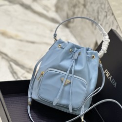 Prada Duet Re-Nylon Bucket shoulder bag