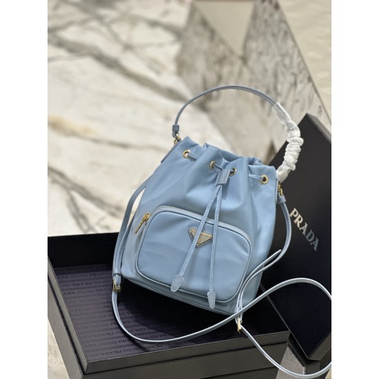 Prada Duet Re-Nylon Bucket shoulder bag