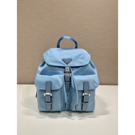 Prada Small Re-Nylon backpack  Size:24x28x12cm