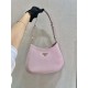 Prada Cleo brushed leather shoulder bag  Size: 30x18.5x4cm