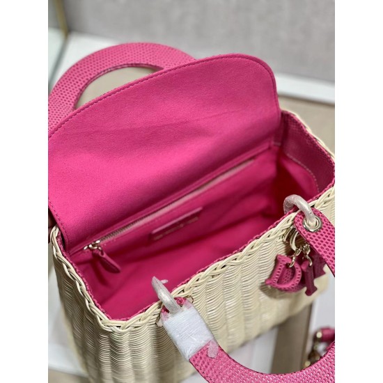 Dior Lady Bag Size:24 x 20 x 11CM