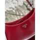 Prada Cleo brushed leather shoulder bag  Size: 26.5x15x4CM