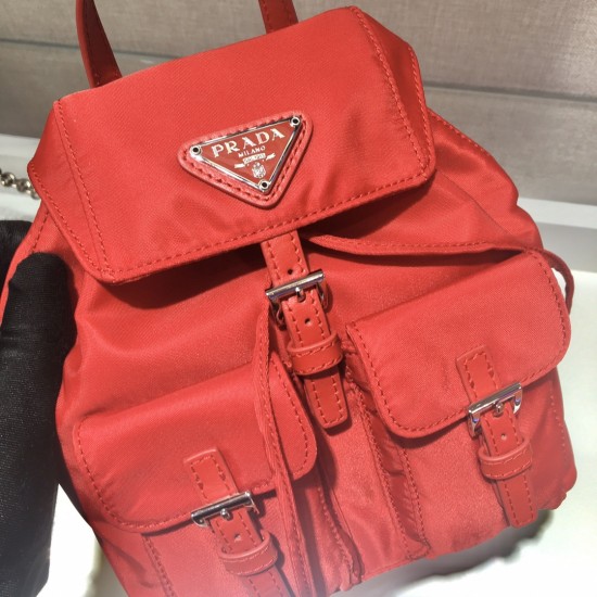 Prada Re-Nylon mini backpack Size:17x15.5x8cm