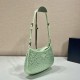 Prada Cleo satin bag with crystals Size: 22x18.5x4.5CM