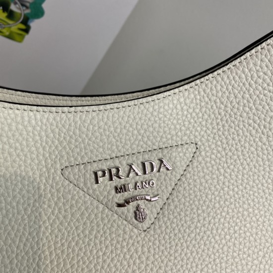 Prada Large Leather hobo bag  Size: 30x28x12CM