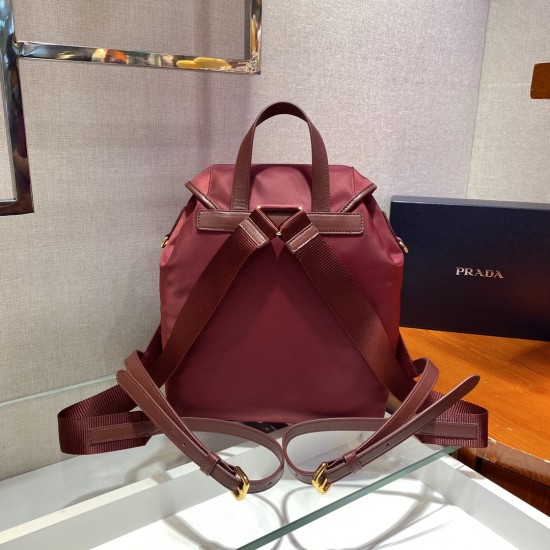 Prada Small Re-Nylon backpack  Size:24x28x12cm