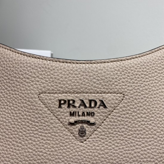 Prada Large Leather hobo bag  Size: 30x28x12CM