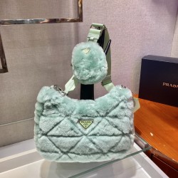 Prada padded hobo bag