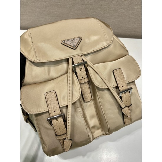 Prada Small Re-Nylon backpack  Size:24x28x12cm