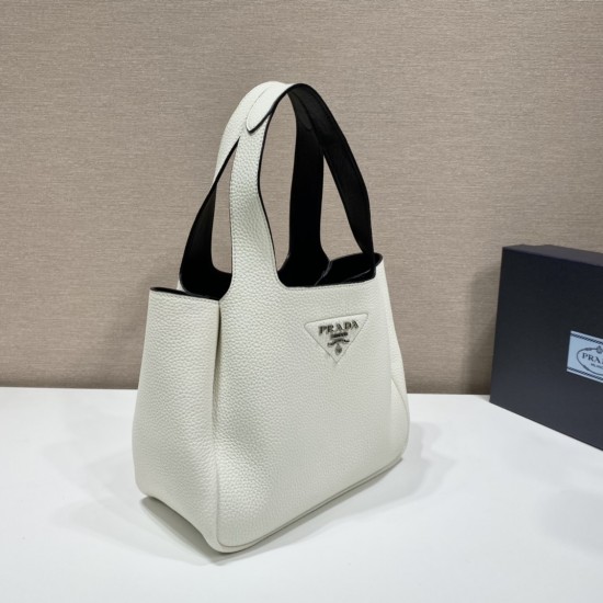 Prada Leather tote  Size: 25x21.5x14CM