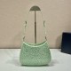 Prada Cleo satin bag with crystals Size: 22x18.5x4.5CM