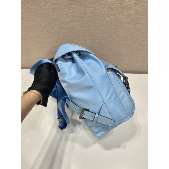 Prada Small Re-Nylon backpack  Size:24x28x12cm