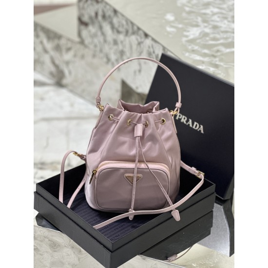 Prada Duet Re-Nylon Bucket shoulder bag