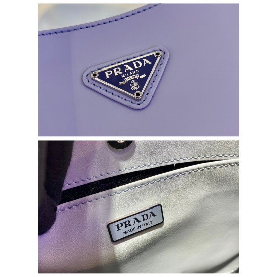 Prada Cleo brushed leather shoulder bag  Size: 26.5x15x4CM