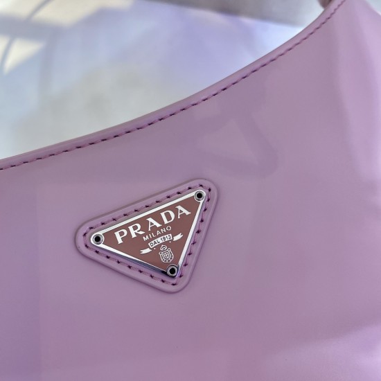 Prada Cleo brushed leather shoulder bag  Size: 30x18.5x4cm