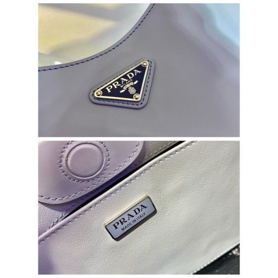 Prada Cleo brushed leather shoulder bag  Size: 30x18.5x4cm