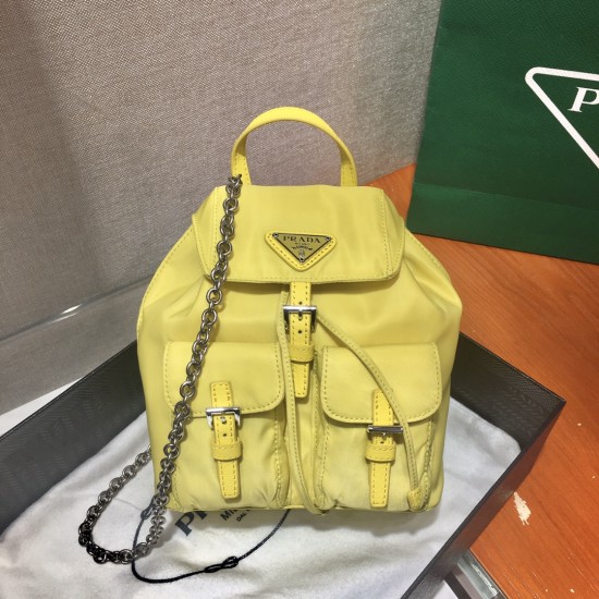 Prada Re-Nylon mini backpack Size:17x15.5x8cm