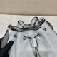 Prada Leather bucket bag  Size: 20x25x14CM