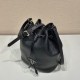 Prada Leather bucket bag  Size: 20x25x14CM