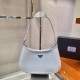 Prada Cleo brushed leather shoulder bag  Size: 26.5x15x4CM