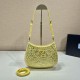 Prada Cleo satin bag with crystals Size: 22x18.5x4.5CM