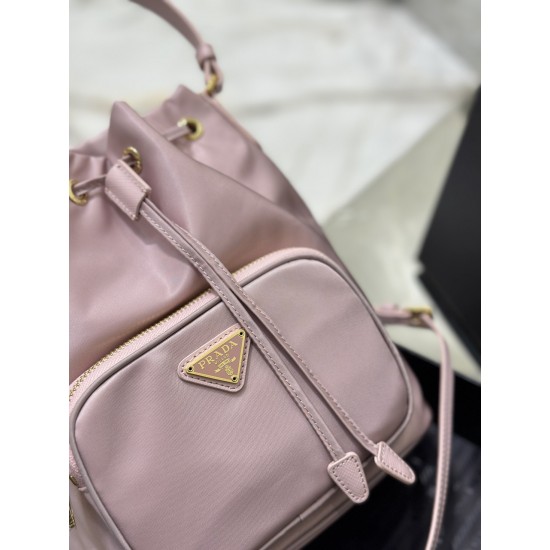 Prada Duet Re-Nylon Bucket shoulder bag