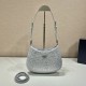 Prada Cleo satin bag with crystals Size: 22x18.5x4.5CM