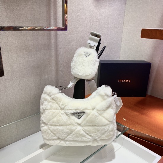 Prada padded hobo bag