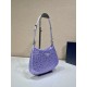 Prada Cleo satin bag with crystals Size: 22x18.5x4.5CM