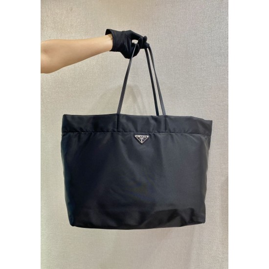 Prada Re-Nylon and Saffiano leather tote bag