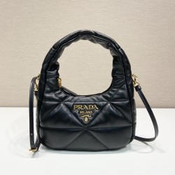 Prada Nappa-leather mini bag with topstitching Size: 21x12.5x6.5CM